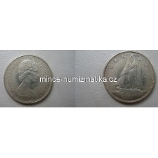 10 Cents 1968 Canada - stříbrný 10 Cent Kanada